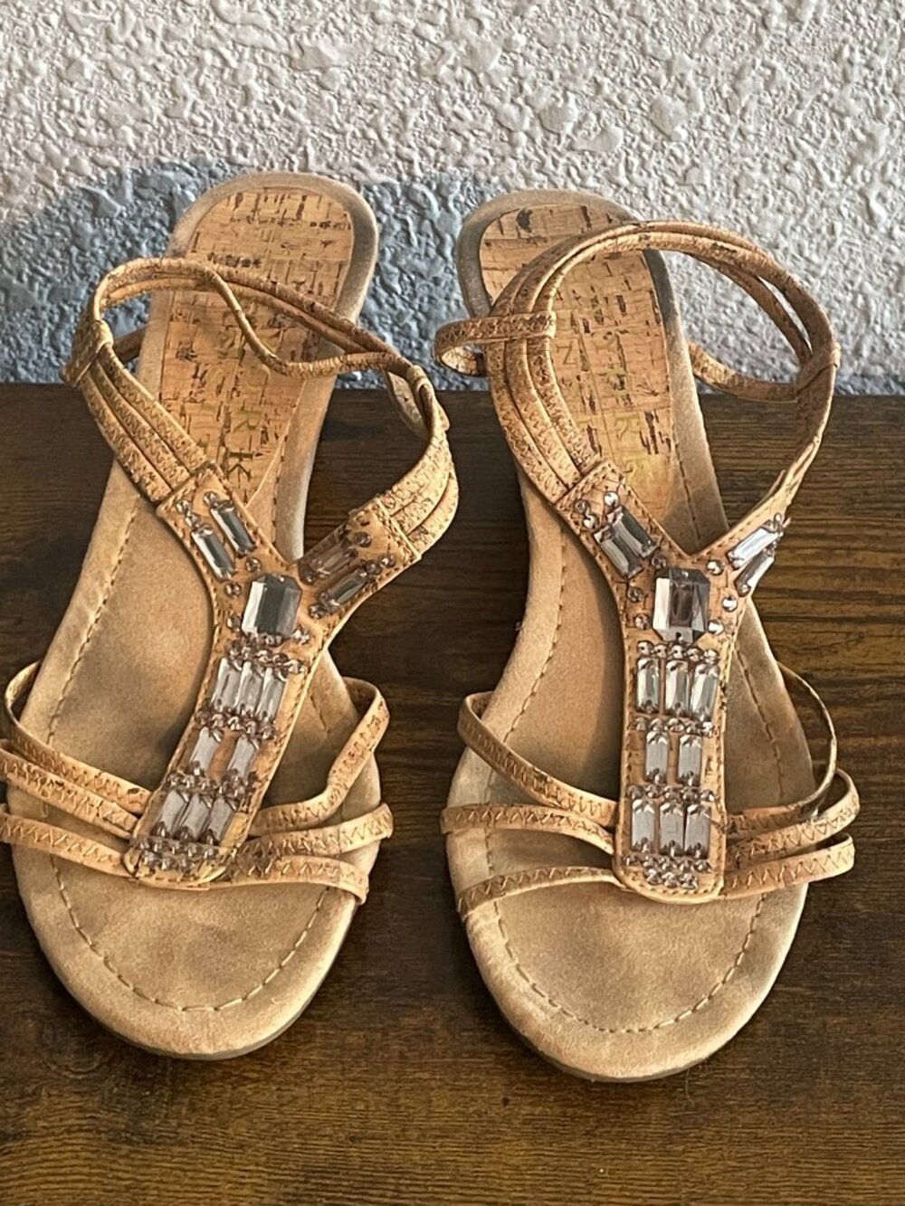 New York Transit Cork Sandals – Size 9M (Visible Wear)